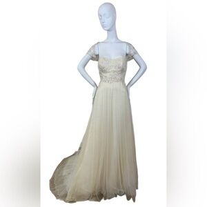 Blumarine vintage runway 2012 wedding bridal gown dress